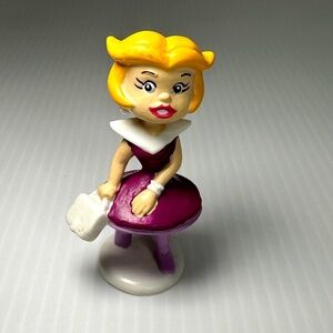 1990 Applause THE JETSONS Jane Holding a Hand Bag Figure/Cake Topper Rare